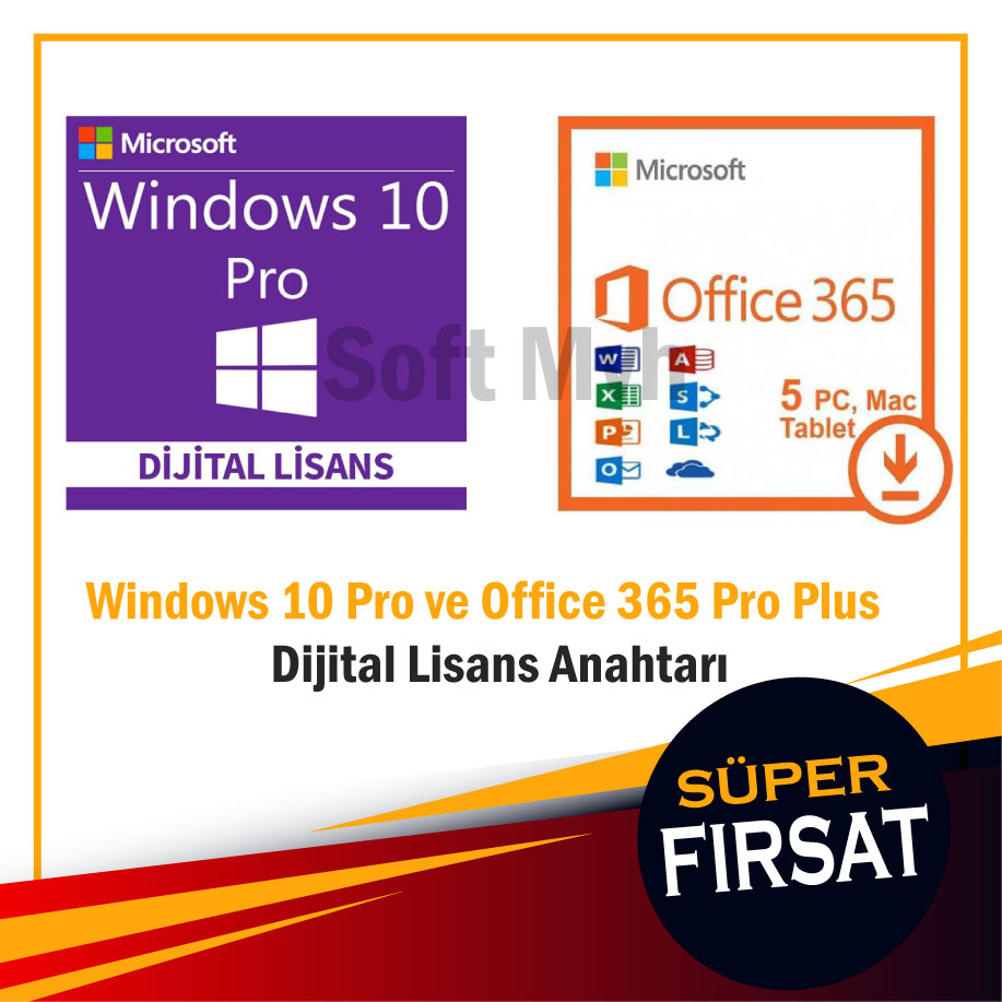 Windows 10 Pro Office 365 Lisans